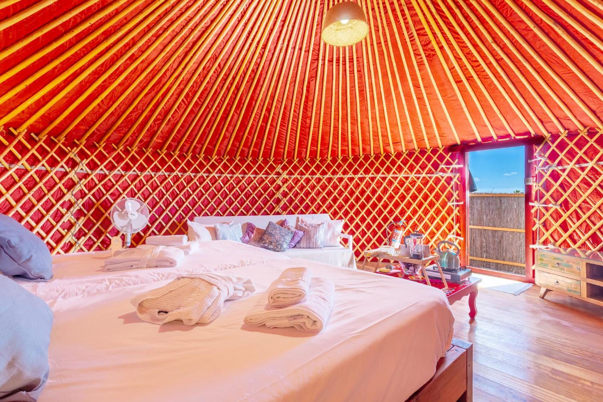Finca De Arrieta Village - Yurts And Stone Cottages - Shared Pool - Walking Distance To Arrieta Beach - Eco Friendly Tabayesco Ngoại thất bức ảnh